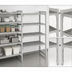 Thumbnail image #4 for Cambro Camshelving Premium 5-Tier Add-On Polymer Shelving Unit, 18 x 54 x 84 Inches, Speckled Gray
