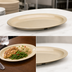 Thumbnail image #4 for Winco Classic Melamine Oval Platter with Narrow Rim, 13-1/8 x 9-1/2 Inch, Tan