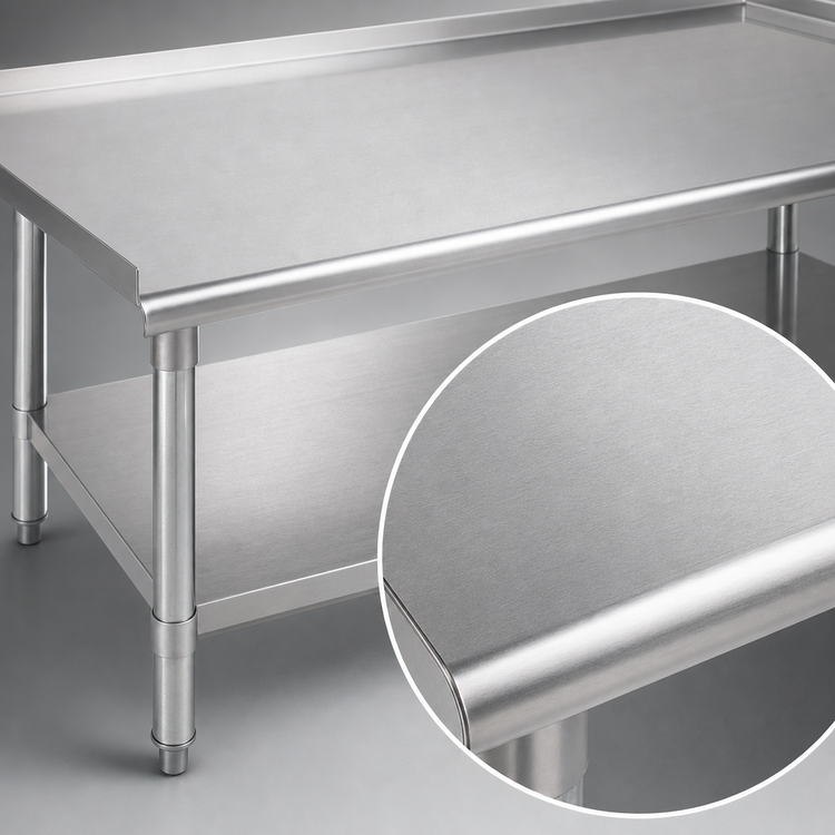 Product image #3 for John Boos 30 x 30 Stainless Steel Equipment Stand with Adjustable Undershelf