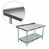 Thumbnail image #3 for Serv-Ware 60-Inch Turn-Up Work Table, 24-Inch Deep