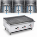 Thumbnail image #3 for Sapphire 36-Inch Countertop Gas Charbroiler with 3 U-Shaped Burners, NG/LP