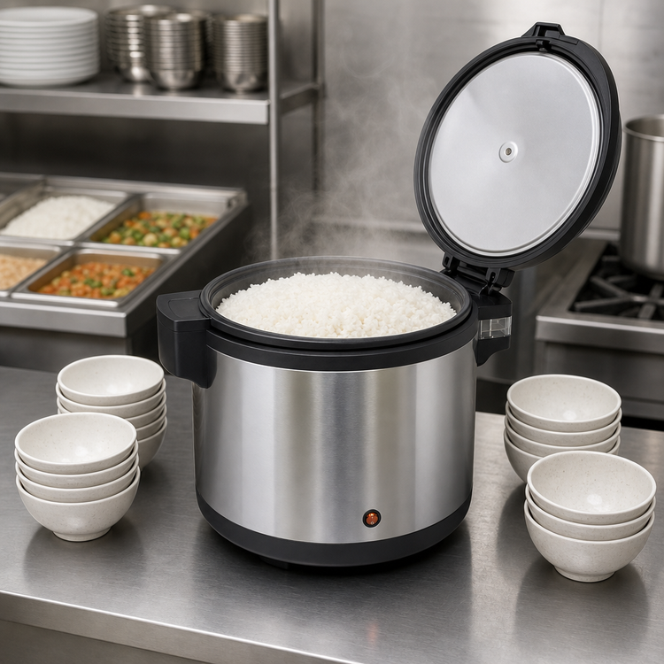 Product image #3 for Omcan USA 96-Cup Commercial Rice Warmer, Countertop Electric, 120V