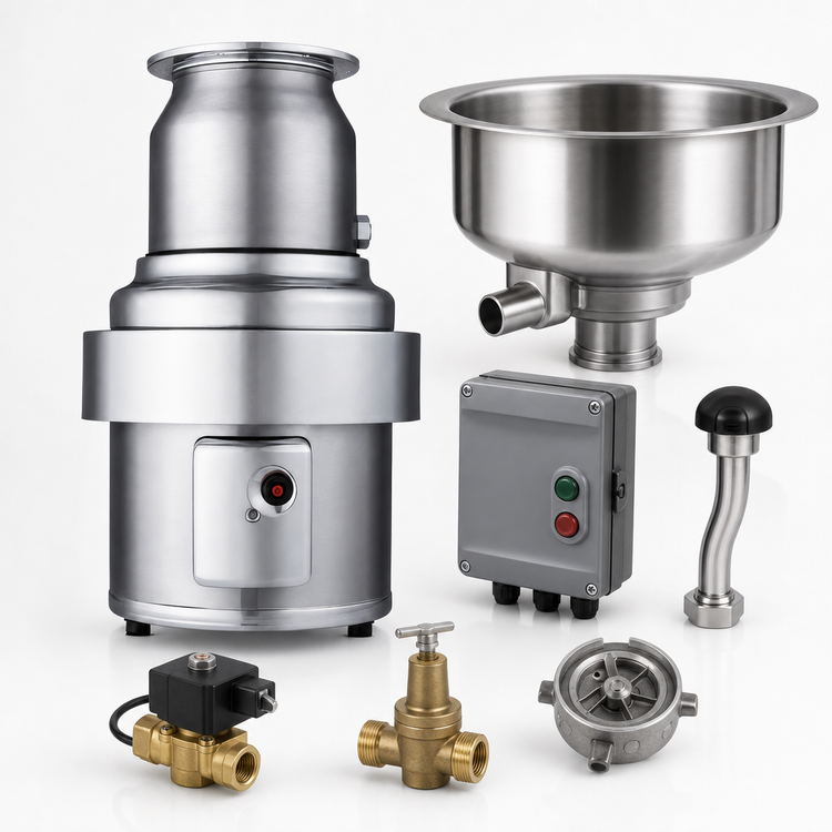 Product image #3 for InSinkErator SS-300 3 HP Commercial Food Waste Disposer Package with 15-Inch Bowl and CC-202 Control Center