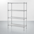 Thumbnail image #4 for Metro Super Erecta Metroseal 3 Stationary 4-Shelf Wire Shelving Starter Unit, 24