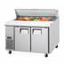 Thumbnail image #3 for Everest Refrigeration 47-1/2 Inch Two-Section Sandwich Prep Table with 12-Pan Top, 9.0 Cu. Ft., Self-Contained Side-Mounted Refrigeration