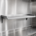 Thumbnail image #3 for Eagle Snap-n-Slide 48-Inch x 15-Inch Wall-Mounted 16/304 Stainless Steel Shelf with Rolled Front Edge