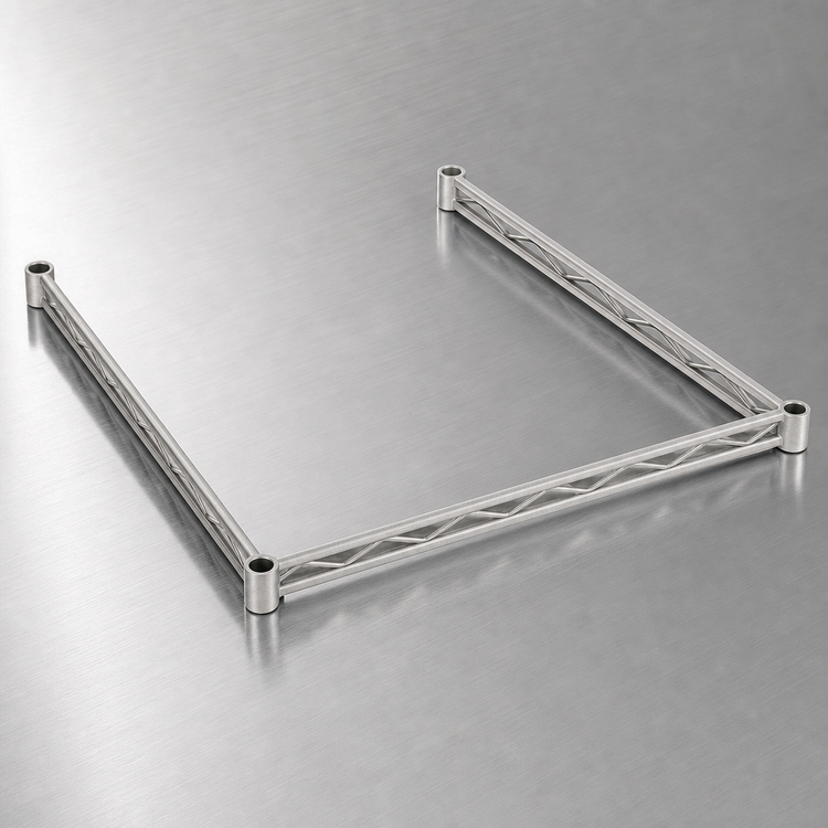 Product image #3 for Eagle Group 3-Sided Double Truss Shelving Frame, 24 x 21 Inches, Stainless Steel