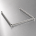 Thumbnail image #3 for Eagle Group 3-Sided Double Truss Shelving Frame, 24 x 21 Inches, Stainless Steel