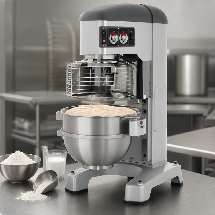 Product image #3 for Hobart Legacy+ 80 Quart Correctional Planetary Mixer with Power Bowl Lift and 20-Minute SmartTimer