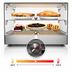 Thumbnail image #3 for KoolMore Countertop Hot Food Display Warmer, 1.7 Cu. Ft., 2-Shelf Self-Service, Curved Glass