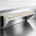 Thumbnail image #3 for 60-Inch x 7-Inch Stainless Steel Cutting Board Accessory with Sani-TUFF Rubber Insert