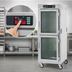 Thumbnail image #3 for Metro C5 8 Series Mobile Full-Height Pass-Thru Controlled Temperature Holding Cabinet with Dutch Doors, 17 Sheet Pan Capacity, 120V