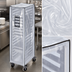 Thumbnail image #3 for Cambro Clear Vinyl Full-Height Rack Cover for Full-Size GN 1/1 Food Pan Trolley