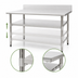 Thumbnail image #3 for Eagle Group Adjustable Galvanized Work Table Undershelf for 30 x 30 Tables with Uni-Lok Hat Channel Frame