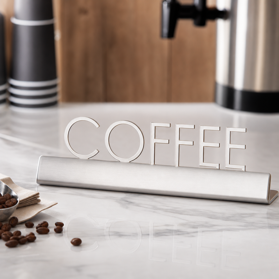 Printed Coffee Message
