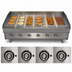 Thumbnail image #3 for Lang LG Series 72-Inch Electric Heavy Duty Countertop Griddle, Snap-Action Thermostatic, Polished Steel Plate
