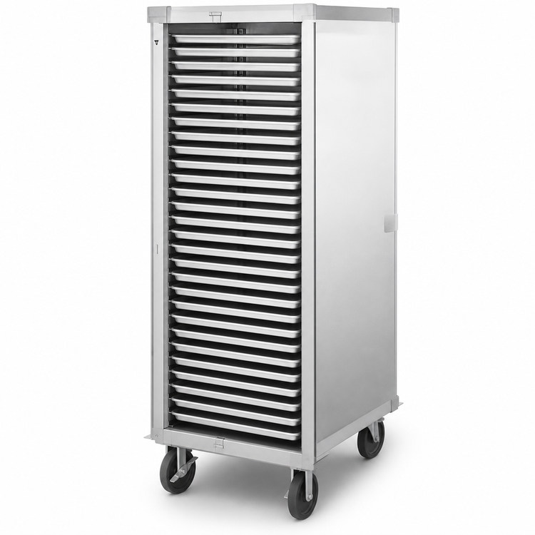 Product image #3 for Metro CD3N Mobile Reach-In Aluminum Delivery/Storage Cabinet for 35 Sheet Pans