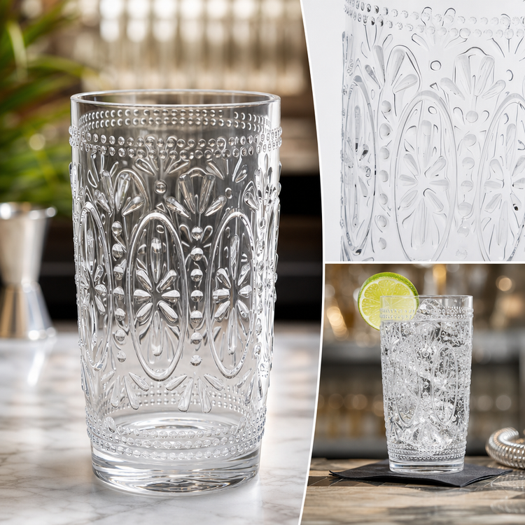 Product image #3 for American Metalcraft Lilli Collection 19 oz Clear Tritan Highball Glass