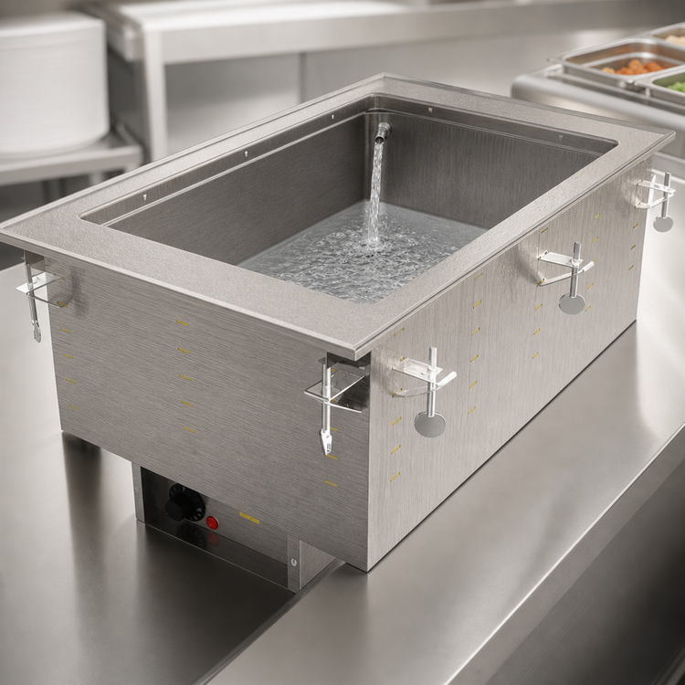 Product image #3 for Drop-In Electric Hot Food Well with Auto-Fill, 1 Full-Size Pan