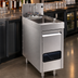 Thumbnail image #3 for Glastender Door-Style Underbar Hand Sink Unit with Cabinet Base, 12