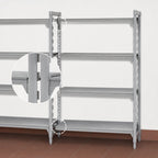 Thumbnail image #4 for Cambro Camshelving® Premium CPA182484S4PKG 4-Tier Solid Antimicrobial Add-On Polymer Shelving Unit, 24 x 18 x 84 Inches
