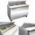 Thumbnail image #3 for IKON Refrigeration ISP29M Mega Top Salad/Sandwich Prep Table, 1 Section, 7 Cu. Ft., 12-Pan