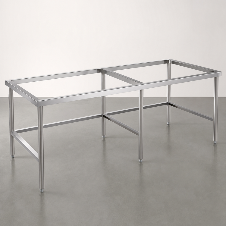 Product image #3 for John Boos Stainless Steel Baker's Table Frame for 60" x 36" Top
