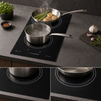 Thumbnail image #4 for Summit Commercial Summit Appliance SINC2B115 12-Inch Built-In 2-Burner Induction Cooktop, Digital Touch Controls, 115V
