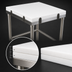 Thumbnail image #3 for John Boos 72-Inch x 30-Inch Reversible Poly Top Breaking Table with Stainless Steel Base