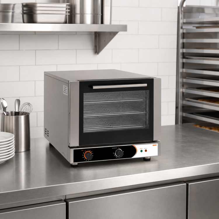 Product image #4 for Nemco 6220-28 Half-Size Countertop Electric Convection Oven, 3-Pan Capacity