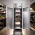 Thumbnail image #3 for Hoshizaki Steelheart One-Section Pass-Thru Upright Heated Holding Cabinet with Full Stainless Steel Doors