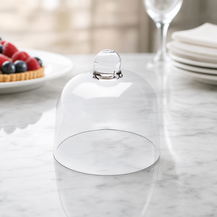 Product image #4 for American Metalcraft 3 3/8 Inch Round Clear Polycarbonate Dome Cover