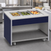 Thumbnail image #3 for Atlas Metal INFIC-6 Mobile 6-Pan Ice Cooled Cold Food Unit
