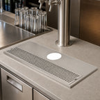Thumbnail image #3 for Micro Matic USA DP-620D-24 24-Inch Surface-Mount Stainless Steel Drip Tray Trough with Tower Plate