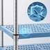 Thumbnail image #3 for QuadPLUS Solid Polymer Shelf Mat, 60 x 24 Inches, Blue