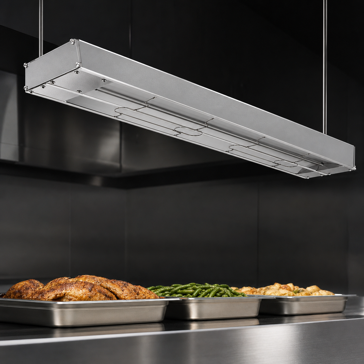 Product image #3 for Glo-Ray® 144-Inch Single Unlighted Infrared Strip Heater with Remote Control Enclosure