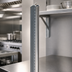 Thumbnail image #3 for Eagle Group 24-Inch Stainless Steel Wall-Mounted Cantilever Shelving Standard Upright