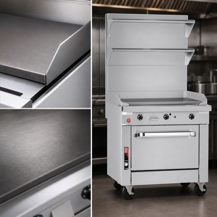 Product image #3 for Southbend Platinum 32-Inch Heavy Duty Gas Range with 1-Inch Thick Griddle Plate and Standard Oven