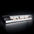 Thumbnail image #3 for Everest Refrigeration 71-Inch Countertop Curved-Glass Sushi Case with Left-Mounted Self-Contained Refrigeration