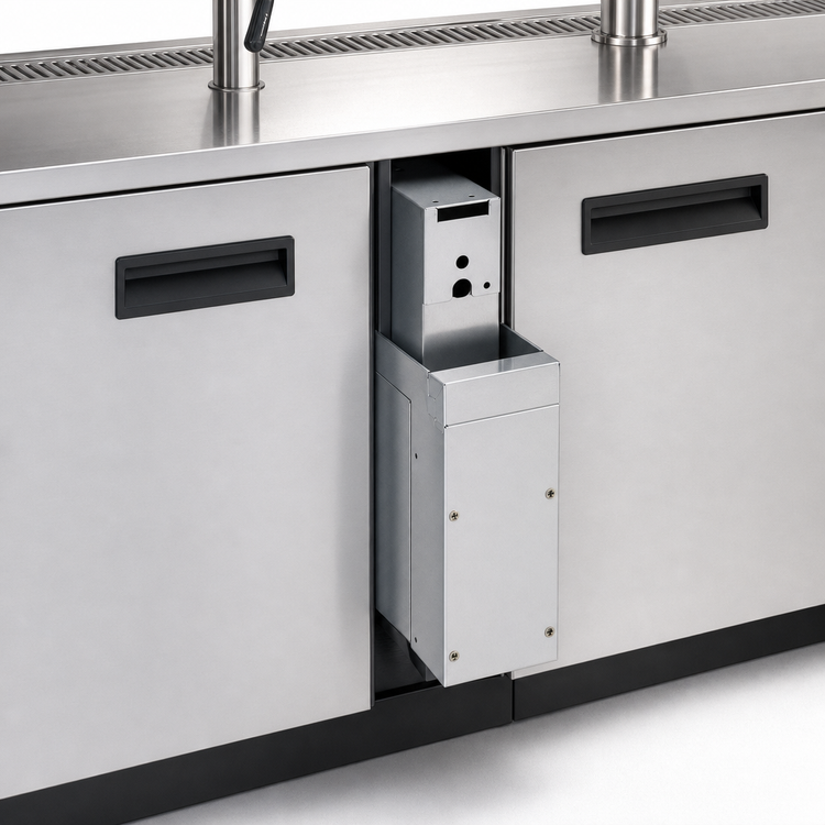 Product image #3 for Prestige Signature Series Single Soda Gun Holder for Underbar Units, 6-Inch Wide