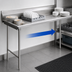 Thumbnail image #3 for Eagle Group Straight Clean Dishtable, 72 x 30 Inches, Left-to-Right, 16-Gauge 304 Stainless Steel Top