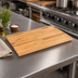 Thumbnail image #3 for John Boos Appalachian Blended Edge Grain Red Oak Kitchen Countertop, 12 x 25 x 1-1/2 Inches, Varnique Finish