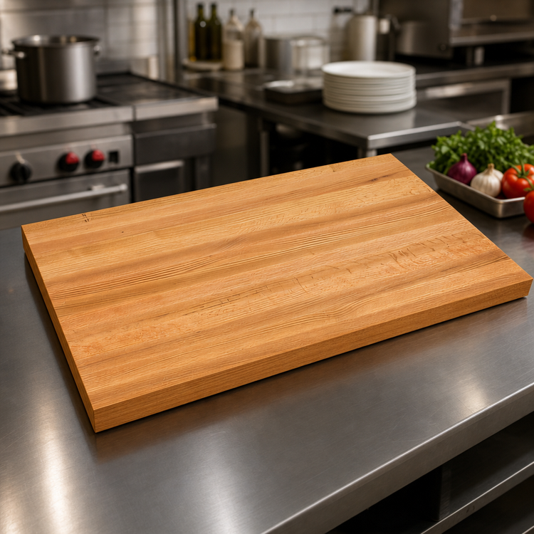 Product image #3 for John Boos Appalachian Red Oak Edge Grain Island Countertop, 96 x 42 x 1-1/2 Inch, Varnique Finish