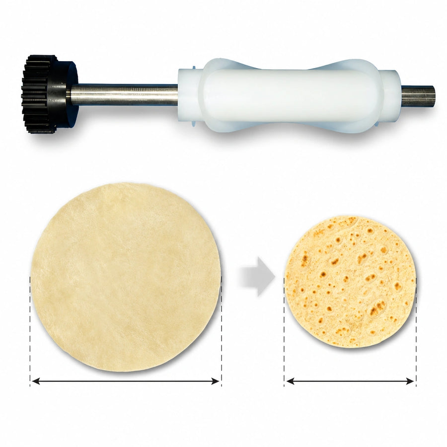 Raw Tortilla Size