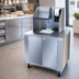 Thumbnail image #3 for Dinex Mobile Self-Contained Stainless Steel Handwashing Station, 120V, 5-Inch Casters
