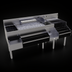 Thumbnail image #3 for Glastender 66-Inch All-In-One Underbar Ice Bin/Cocktail Station with 36-Inch Combo Ice Bin, 10-Circuit Cold Plate, Sink, Blender Shelf and Double Speed Rail