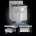 Thumbnail image #3 for Imperial Electric Floor Fryer with Built-In Space Saver Filter System, 6-Battery, 75 lb. Tanks, Tilt-Up Elements