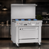 Thumbnail image #3 for Southbend Ultimate 36-Inch Gas Restaurant Range with 4 Open Burners, 12-Inch Griddle, and Convection Oven