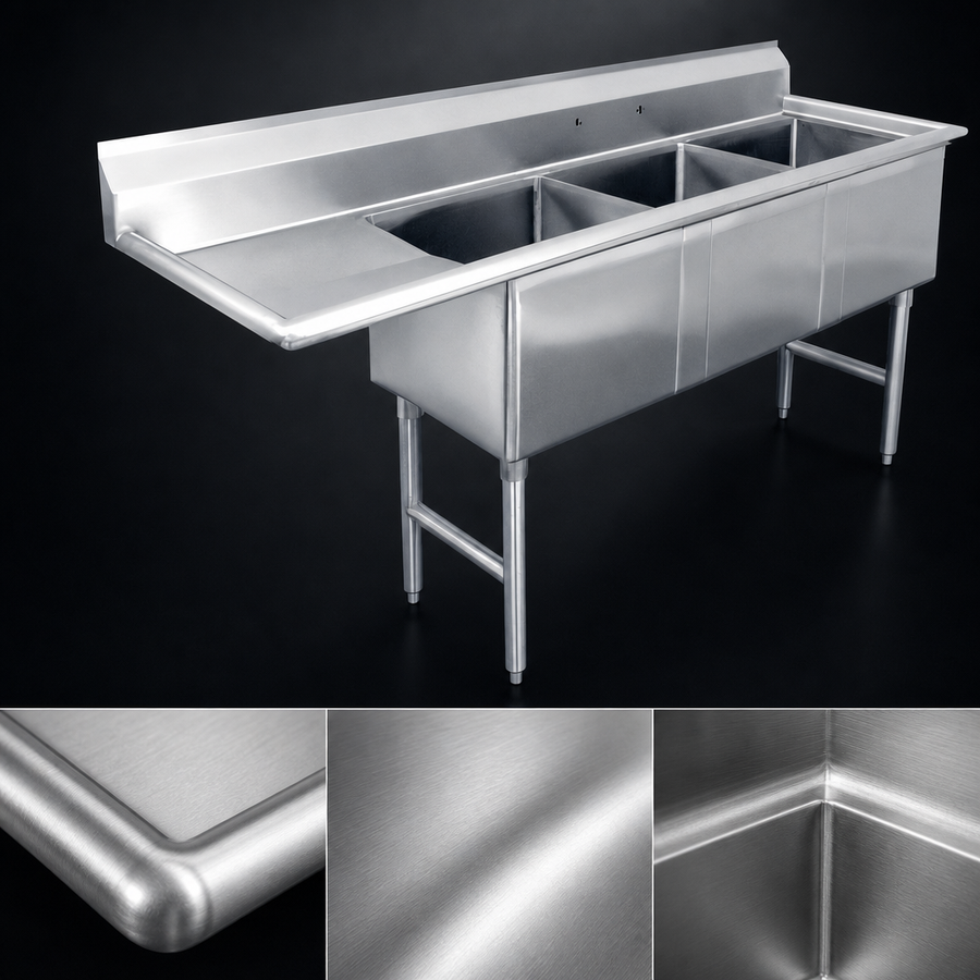 18-Gauge 304 Stainless Steel