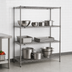 Thumbnail image #3 for Metro Super Erecta 54-Inch Wide x 21-Inch Deep x 63-Inch High 4-Shelf Wire Shelving Starter Unit